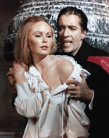 Christpher Lee in Dracula (