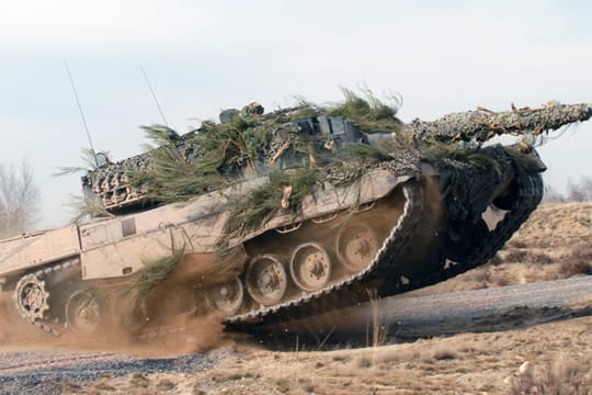 Der Leopard II in Aktion (