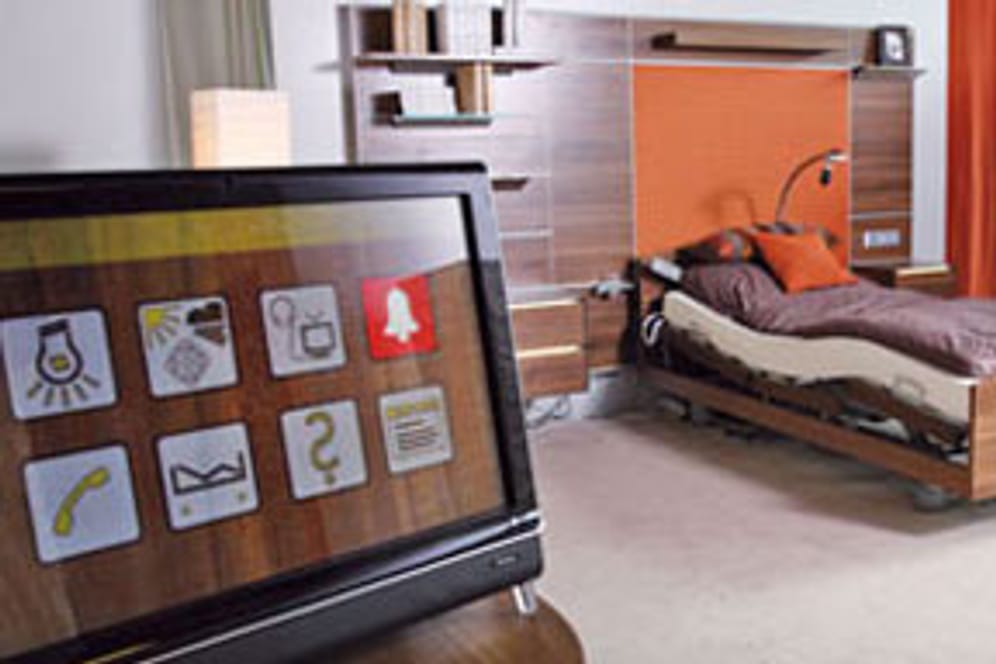 Intuitive Benutzeroberflächen sollen intelligente Wohntechnik auch für Senioren bedienbar machen.
