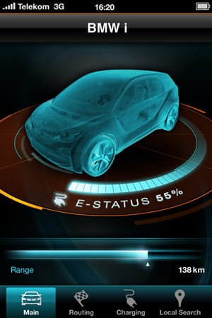 Mit einer Schnellladevorrichtung sind laut BMW bereits nach einer Stunde 80% der Batterie geladen. (