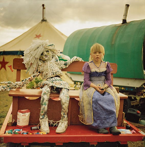 Beanie with rag doll, 2007, from The New Gypsies by Iain McKell, copyright © Iain McKell, 2011