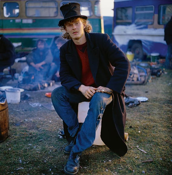 The Peace Convoy, Stoney Cross, Wiltshire 1986, from The New Gypsies by Iain McKell, copyright © Iain McKell, 2011
