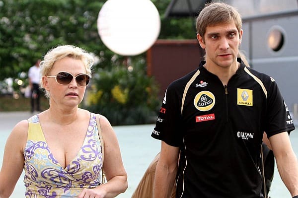 Witali Petrow mit seiner Managerin Oksana Kossatschenko, mit der ihm früher viele ein Verhältnis angedichtet haben.