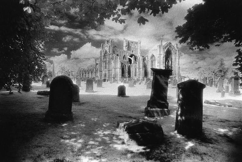 Melrose Abbey, Roxburghshire, Schottland. Melrose Abbey, Roxburghshire, Schottland.