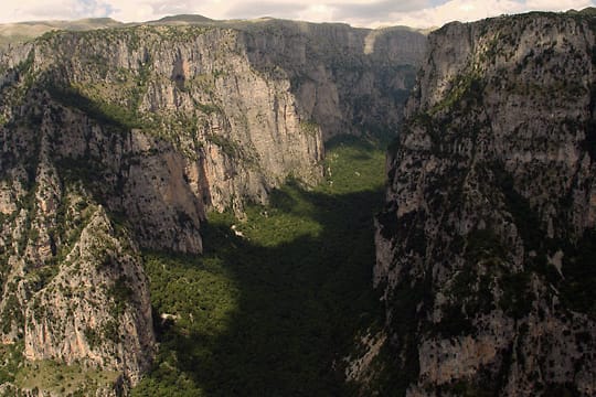 Die Vikos-Schlucht - die tiefste Schlucht der Welt.