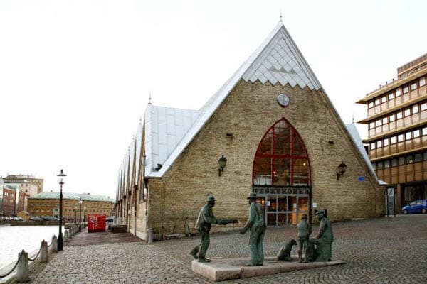 Fischmarkt in Göteborg: die sogenannte "Fischkirche".