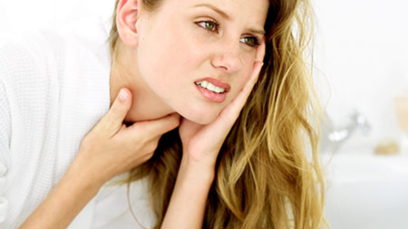 Manchmal steckt mehr hinter Halsschmerzen (Quelle: Thinkstock by Getty Images).