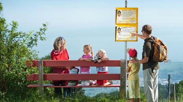 Wandern auf dem Witz-Wanderweg im Appenzell.