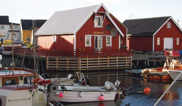 Das Ferienhaus befindet sich in den Fischgründen vor Smøla