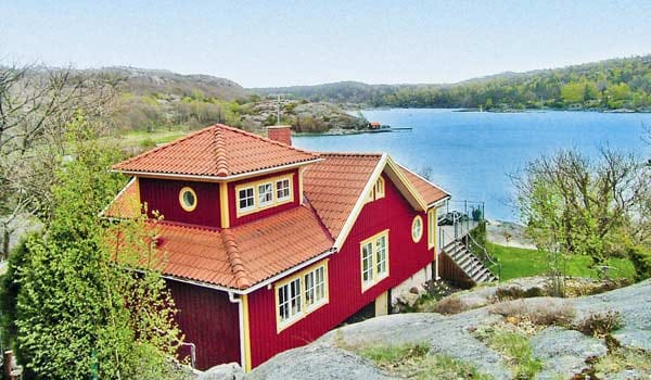 Auch Schweden gilt als Top-Ziel für Angler. Besonders schön gelegen ist das Ferienhaus in Hjälteby auf der Insel Tjörn