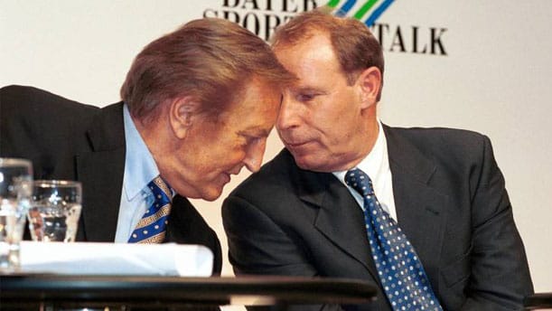 Keine Freunde: Gerhard Mayer-Vorfelder (l.) und Berti Vogts.