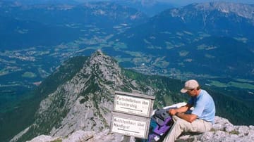 Aktiv im Urlaub mit Klettern und Wandern in den Berchtesgadener Alpen.