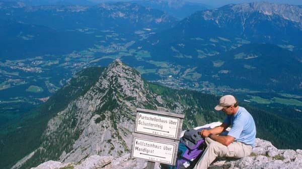 Aktiv im Urlaub mit Klettern und Wandern in den Berchtesgadener Alpen.