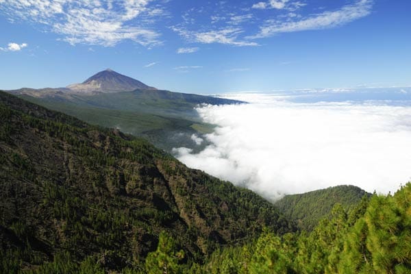 Verschieden schwere Wandertouren führen den Pico del Teide hinauf.