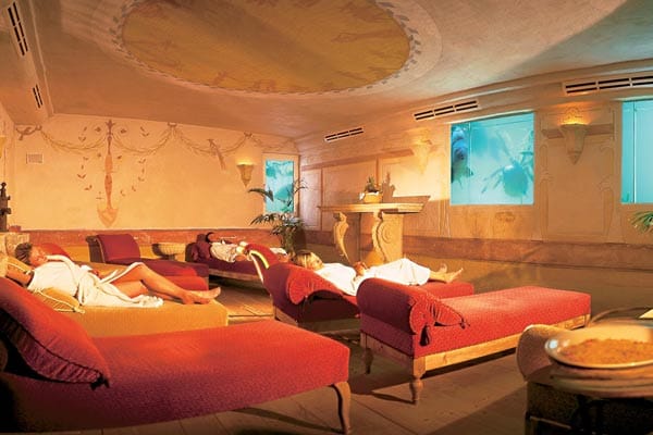 Camping mit Luxus: Entspannung im Aqua-Relax-Ruheraum.
