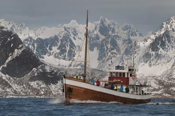 Norwegens Ausblicke: Lofoten - auch hier kann man angeln.