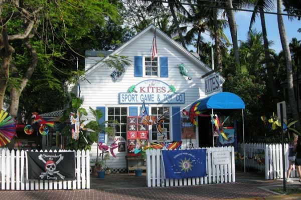 Ein Laden für Wassersport in Key West.