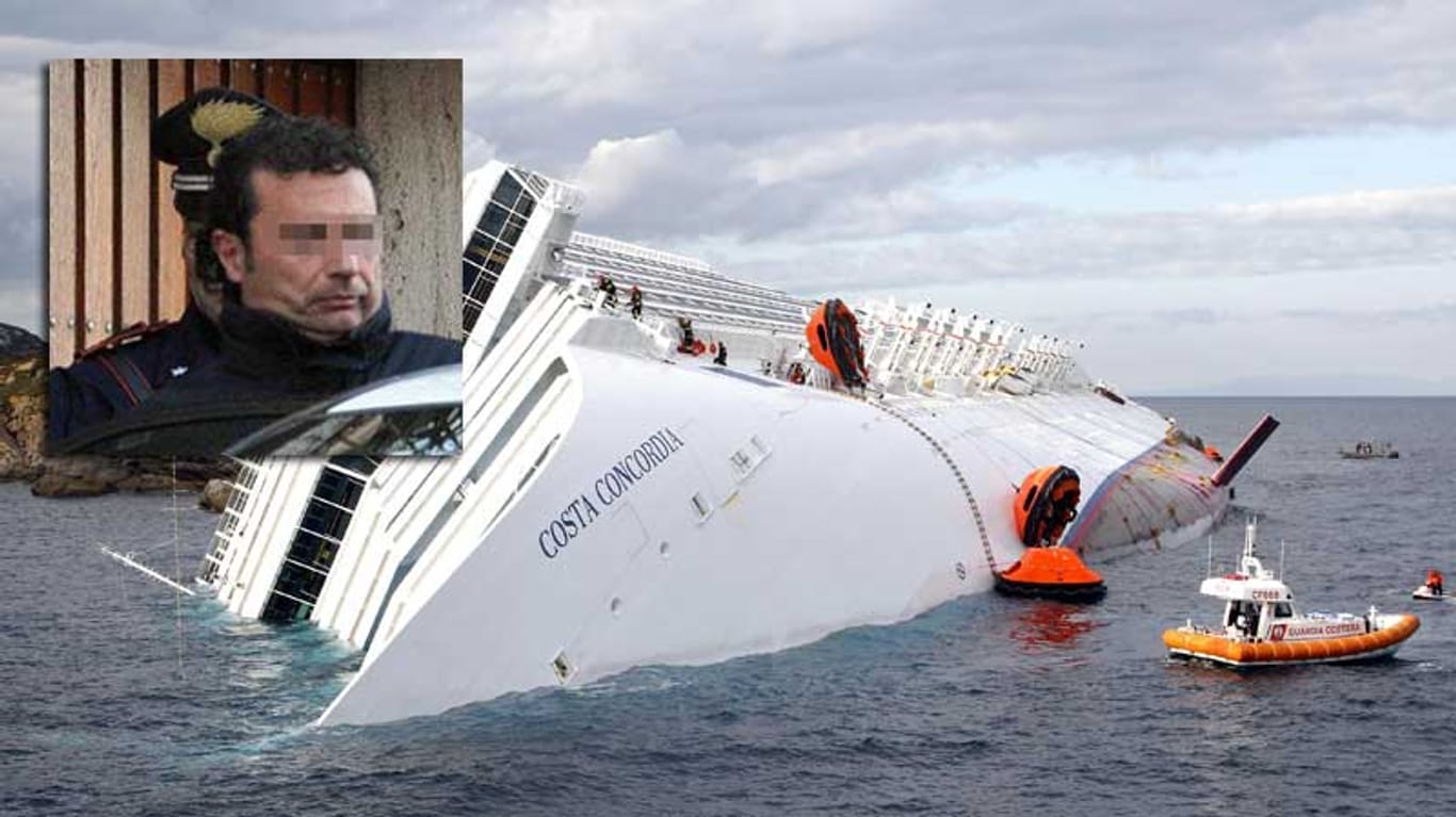 Gegen den Kapitän der "Costa Concordia" werden schwere Anschuldigungen erhoben (Fotos: Reuters/AP)