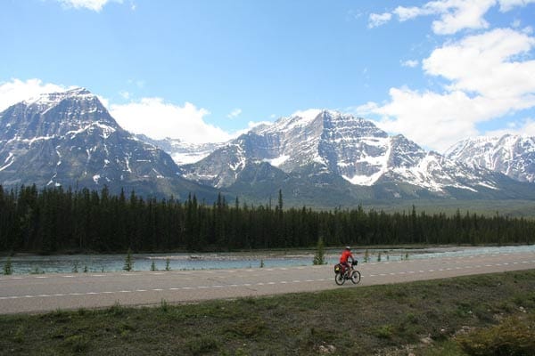 Radfahren auf den schönsten Routen der Welt, hier in Kanada.