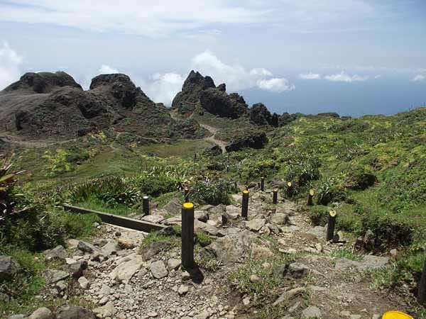 Guadeloupe, Basse-Terre: Vulkan Soufrière.
