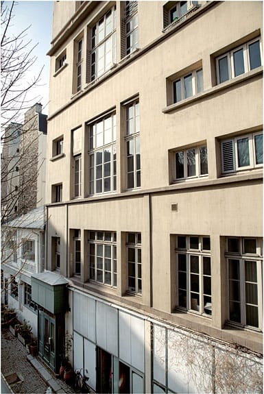 Im zweiten Stock dieses Hauses in der Rue Froideveaux 37 befand sich Capas Fotostudio zwischen 1937 und 1939.