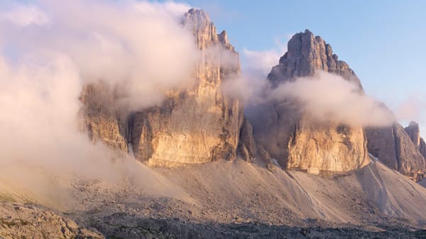 Radtour immer entlang der Sonnenseite der italienischen Dolomiten