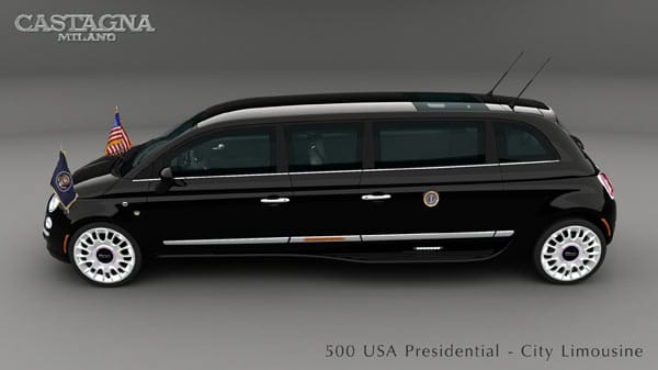 Gediegener geht es im 500 USA Presidential zu. Aber können Sie sich Barack Obama im Fiat 500 vorstellen?