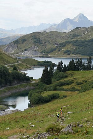 Ein Reiz des Gore-Tex Transalpine-Run ist die Naturschönheit der Alpen.