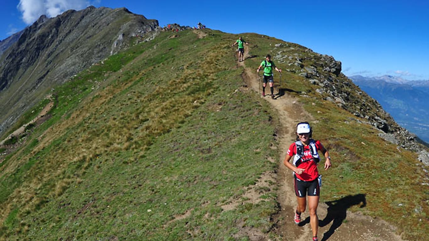 Beim Gore-Tex Transalpine-Run über die Alpen laufen - bis an seine Grenze.