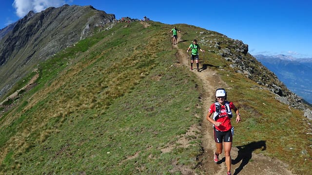 Beim Gore-Tex Transalpine-Run über die Alpen laufen - bis an seine Grenze. Beim Gore-Tex Transalpine-Run über die Alpen laufen - bis an seine Grenze.