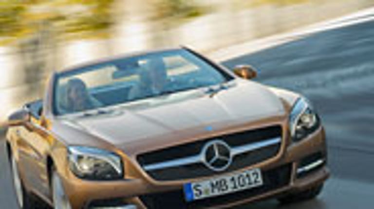 Der neue Mercedes SL 350 ist 140 Kilo leichter als sein Vorgängermodell.