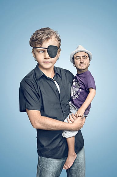 Aus der Serie "Kindsköpfe" von Paul Ripke. Aus der Serie "Kindsköpfe" von Paul Ripke.
