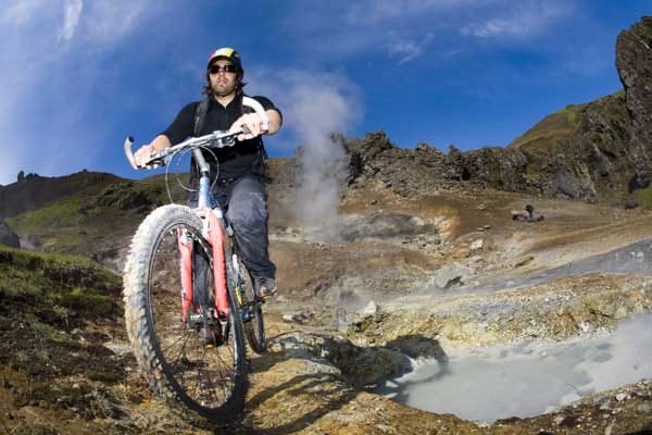 Radfahren in Island: Wie auf dem Mars.