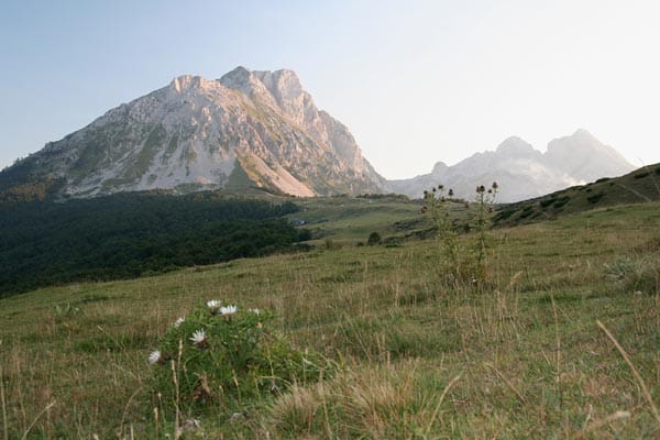 Einsame Ecke: Der Komovi-Pass in den Dinarischen Alpen von Montenegro.