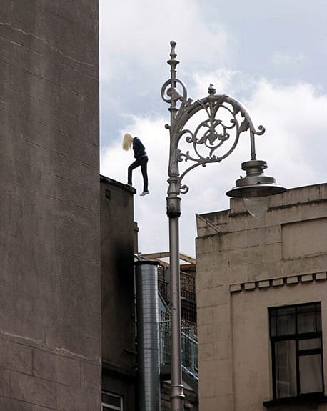 Installation von Mark Jenkins in Dublin. Installation von Mark Jenkins in Dublin.