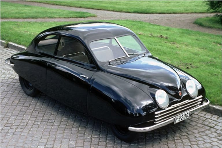 Die Geschichte der Saab-Autos begann 1947 mit dem Prototypen 92001.