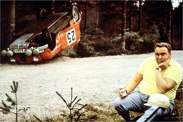 Bei Rallyes konnte der 96 zahlreiche Erfolge einheimsen. Bekanntester 96-Pilot war Erik Carlsson: Hier sieht man, warum er "Carlsson auf dem Dach" hieß.