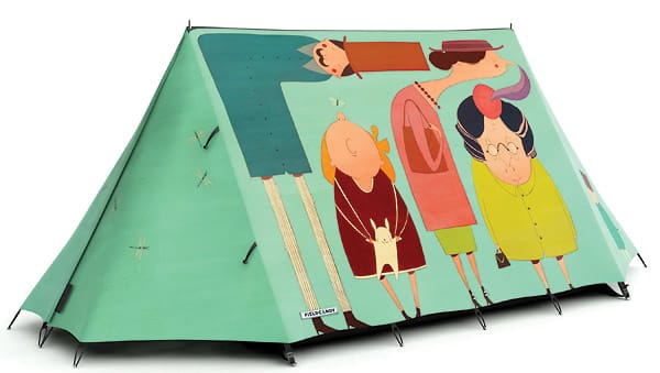 "A day in the country - Einen Tag auf dem Land" nennt sich dieses Zelt.