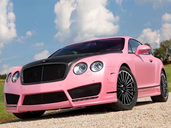 Der Mansory Vitesse Rosé ist ein umgebauter Bentley Continental - ein Auto wie geschaffen für Barbie. (