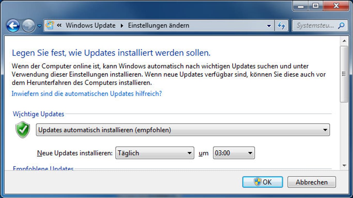 Automatische Updates in Windows aktivieren. So geht's.