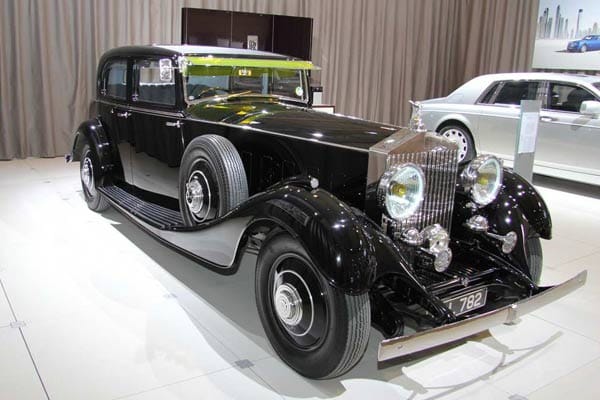 Die Luxusmarke Rolls-Royce stellte unter anderem einen Phantom II Continental Touring Saloon aus dem Jahr 1933 aus.