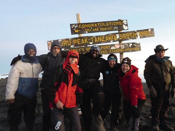 Gipfelsieg am Kilimandscharo