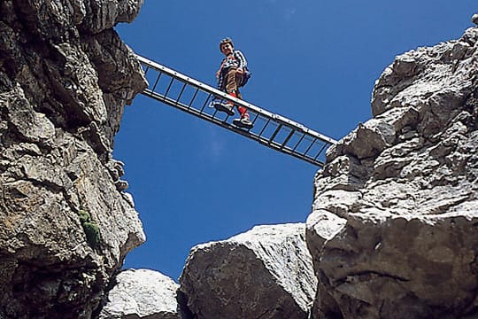 Der Mindelheimer Klettersteig besteht bereits seit 1975 und wurde zuletzt 2007 modernisiert.