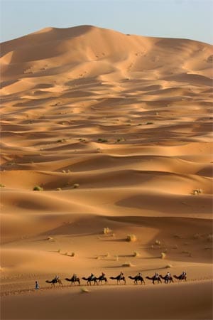 Die Sahara in Marokko