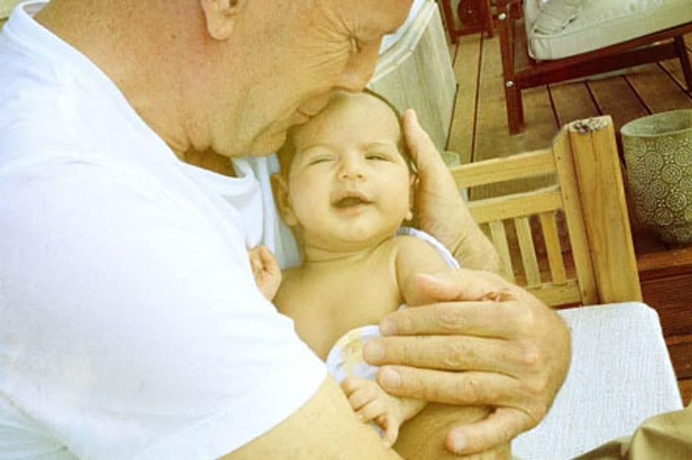 Bruce Willis mit seiner jüngsten Tochter Mabel Ray.