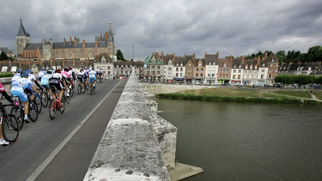 Auch die Tour de France nutzte einen Teil des Loire-Radwegs