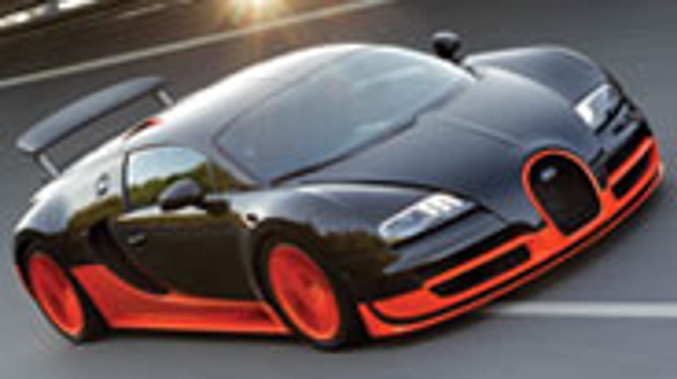 Der "Veyron Super Sport" ist mit 1200 PS ein wirklicher Supersportler.