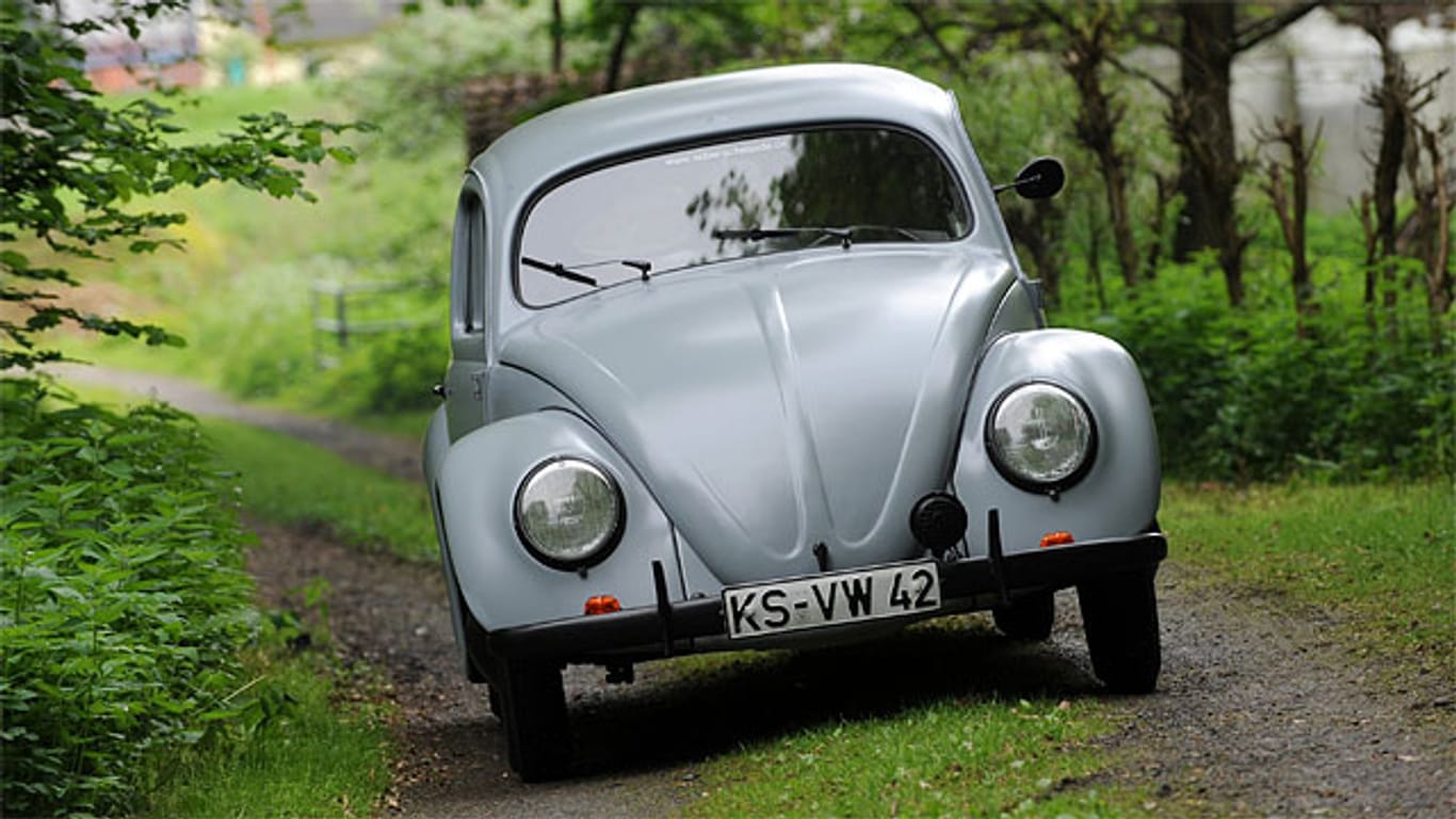 Otto Weymanns VW Käfer dürfte der älteste Käfer in Deutschland sein.