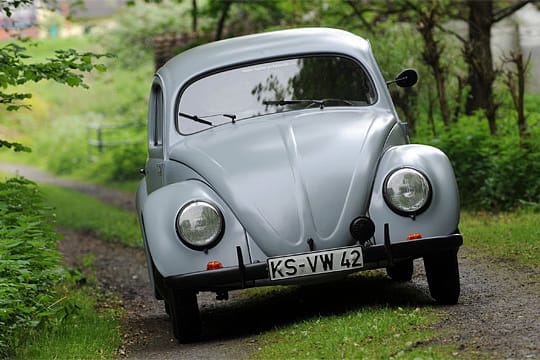 Otto Weymanns VW Käfer dürfte der älteste Käfer in Deutschland sein.