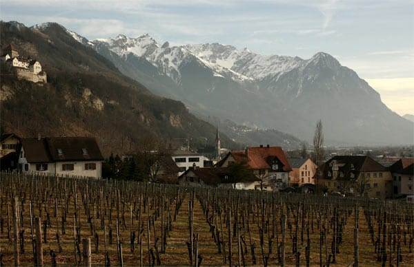 Auf Platz sechs liegt Liechtenstein mit 160 Quadratkilometern.